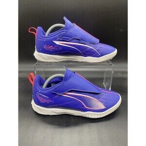 PUMA Ultra 5 Play Firm Ground Youth Size 4 purple pink 107909-01